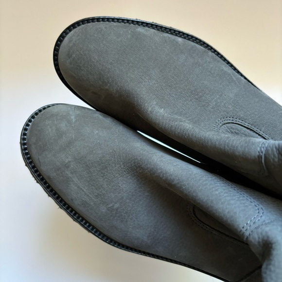 Paul Green NEWBURY Suede Wedge Boots IRON PLATFORM CHUNKY Sz 5.5/ US8 - Picture 6 of 9